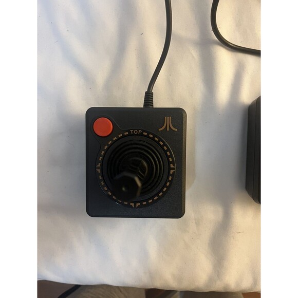 Original Atari 2600 Joystick Controllers Black Orange Trim OEM - Lot Of Two - Picture 3 of 5